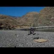 Unmanned Aircraft Test Flight For Monitoring Salmon Spawning