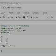 How To Create Pandas Series From Tuple