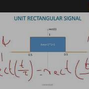 All About Rectangular Signal Standard Signals Signals And Systems