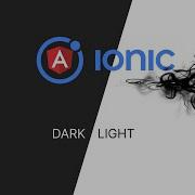 Ionic Theme Switcher Dark Light Mode