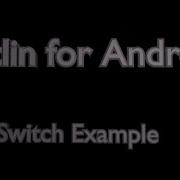 Switch Button In Android Using Kotlin