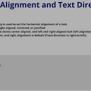 Css Text Align CSS Text Align Property Css Text Direction Css Text Direction Property Css 55