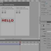 FlashCS4 ClassicTweening Part2 Using Text Avi