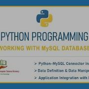 Working With MySQL Database Using Python In Tamil Advanced Python Programming In Tamil