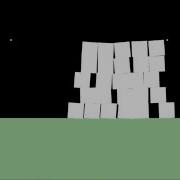 Test 1 Of Rigid Body Physics Engine Using Sequential Impulse Solver
