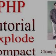 Learn PHP Tutorial 19 Explode Function And Compact Function
