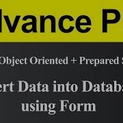 Insert Data Into Database Using Form MySQLi Object Oriented With Prepared Statement In PHP Hindi