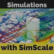 Анализ ветра в веб браузере Моделирование с помощью SimScale