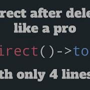 Laravel Eloquent Super Easy Redirection After Deleting For Pagination Freetopg Laravel Php
