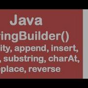 StringBuilder Class In Java Capacity Append Insert Delete Substring Replace Reverse Demo