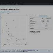 StatKey With Scatterplot Regression Correlation
