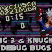 Sonic 3 Knuckles Debug Bugs