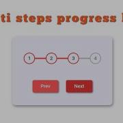 Multi Step Progress Bar Javascript