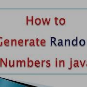 How To Generate Random Number In Java Android
