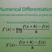 Numerical Differentiation Code Explained In 2 Minutes Learn Numerical Analysis With Python