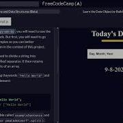 Learn The Date Object By Building A Date Formatter FreeCodeCamp