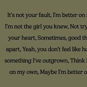 Maggie Lindemann It S Not Your Fault Lyrics