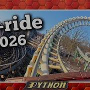 Efteling On Ride PYTHON 2026 4K