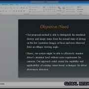 PRESENTATION ON DRIVER DROWSINESS MONITORING SYSTEM USING MACHINE LEARNING TECHNIQUE BY SHUBHAM RANG
