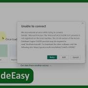 Fixing Access Database Unable To Connect Errors In Power BI