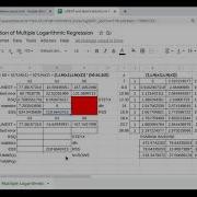 LINEST And Matrix Solution Of Multiple Logarithmic Regression