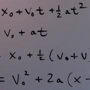 Kinematics Equations How To Choose
