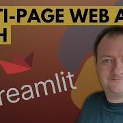 Creating Multi Page Streamlit Apps Python Streamlit Series Part 2