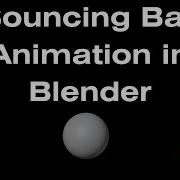 Анимация прыгающего мяча в Blender