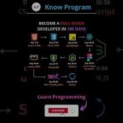 Become A Full Stack Developer In 100 Days Shorts Fullstack Knowprogram