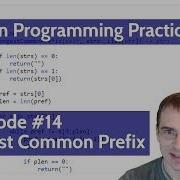 Python Programming Practice LeetCode 14 Longest Common Prefix