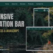 How To Create Responsive Navigation Bar Using HTML CSS JavaScript Navbar With Login In Hindi