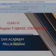 Class 6 Computer Science Chapter 7 Qbasic Statement