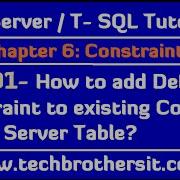 How To Add Default Constraint To Existing Columns In SQL Server Table SQL Server Tutorial Part 91