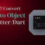 Convert JSON To Object In Flutter Dart Flutter Dart