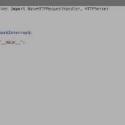 Building A Server With HTTPBaseServer Full Stack Foundations