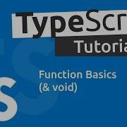TypeScript Tutorial 8 Function Basics