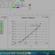 Linearisation Using Excel