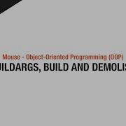 Perl Mouse OOP 8 BUILDARGS BUILD And DEMOLISH