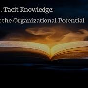 Explicit Vs Tacit Knowledge Unlocking The Organizational Potential