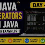Operators In Java Explained With Examples Java Tutorial For Beginners Day 4