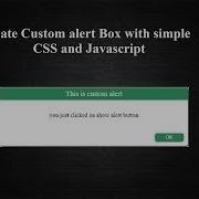 Create Custom Alert Box With Simple CSS And Javascript Web Basics