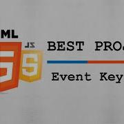 HTML CSS JS Best Project 11 Event KeyCodes