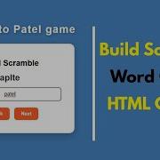 Build A Scramble Word Game With HTML CSS JavaScript Fun Project For Beginners Htmlcss Js