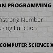 Python Program To Check Armstrong Number Using Function Hindi
