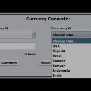 TASK 1 TASK TO CREATE A CURRENCY CONVERTER IN JAVA