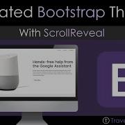 Build A Bootstrap Theme With Scroll Animation