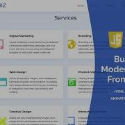 Service Cards With Hover Bouncing Effect Build A Modern Responsive Website From Scratch 4
