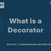 72 What Is A Decorator Decorators In TypeScript A Complete TypeScript Course