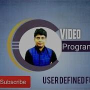User Defined Function And Its Arrangement