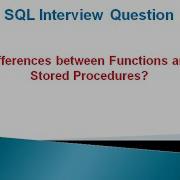 Top 10 Differences Between Stored Procedures And Functions In SQL Server English